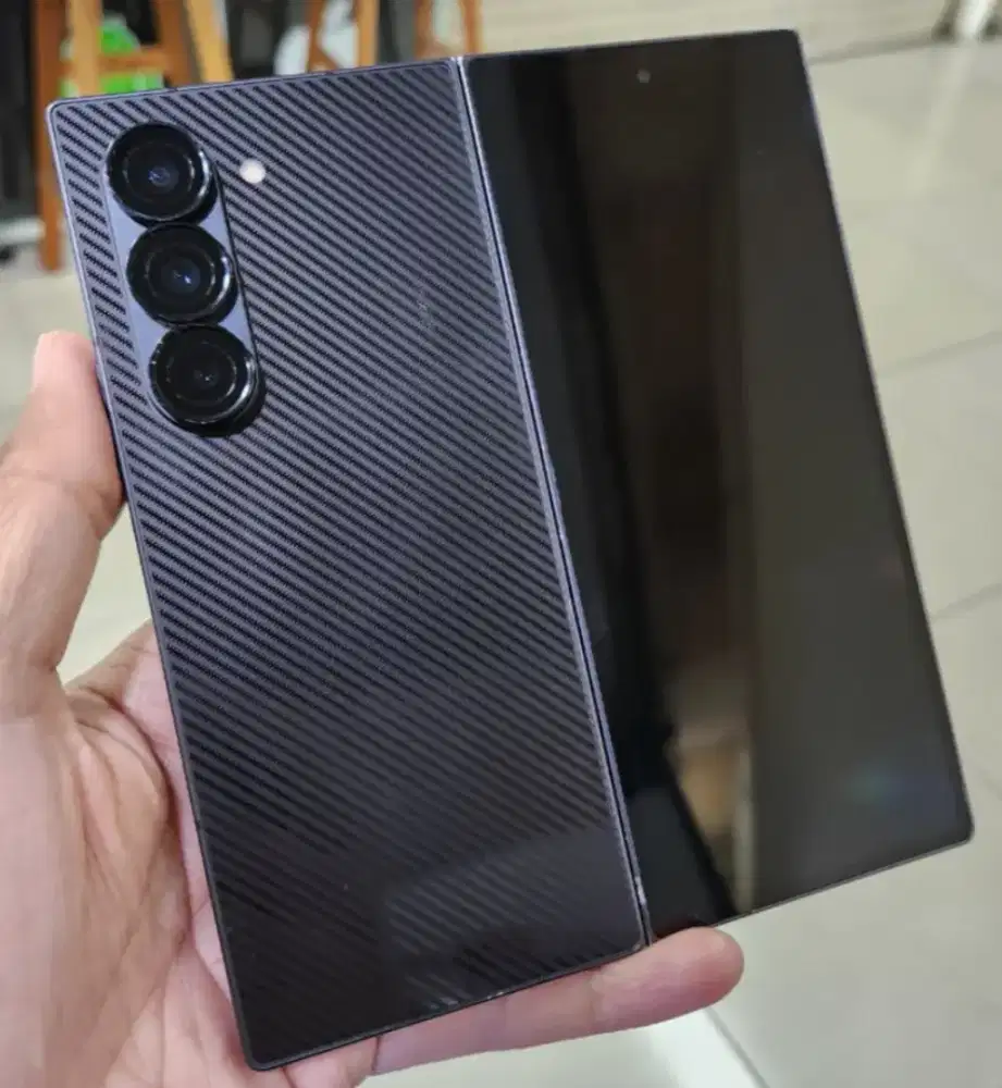 Samsung Galaxy Z Fold 6 12/256 Crafted Carbon Black MULUS Fullset SEIN