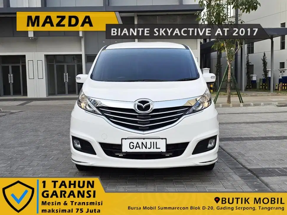 Biante Skyactiv AT 2017 Putih. Low KM