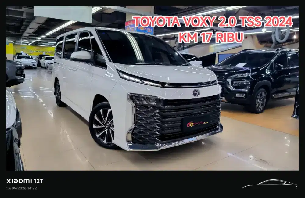 km 17 ribu TOYOTA VOXY 2.0 TSS AT 2024