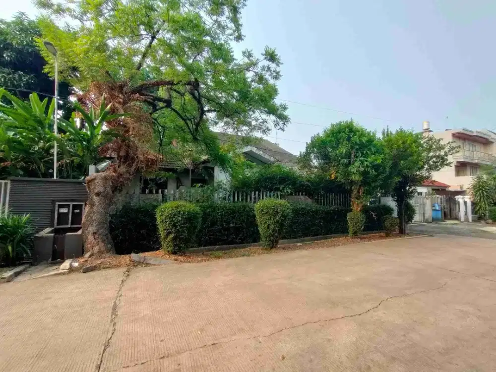 Rumah  Luas, Nyaman, Rindang, Asri  Harga NJOP diLokasi Strategis,  Cinere Estate, SHM