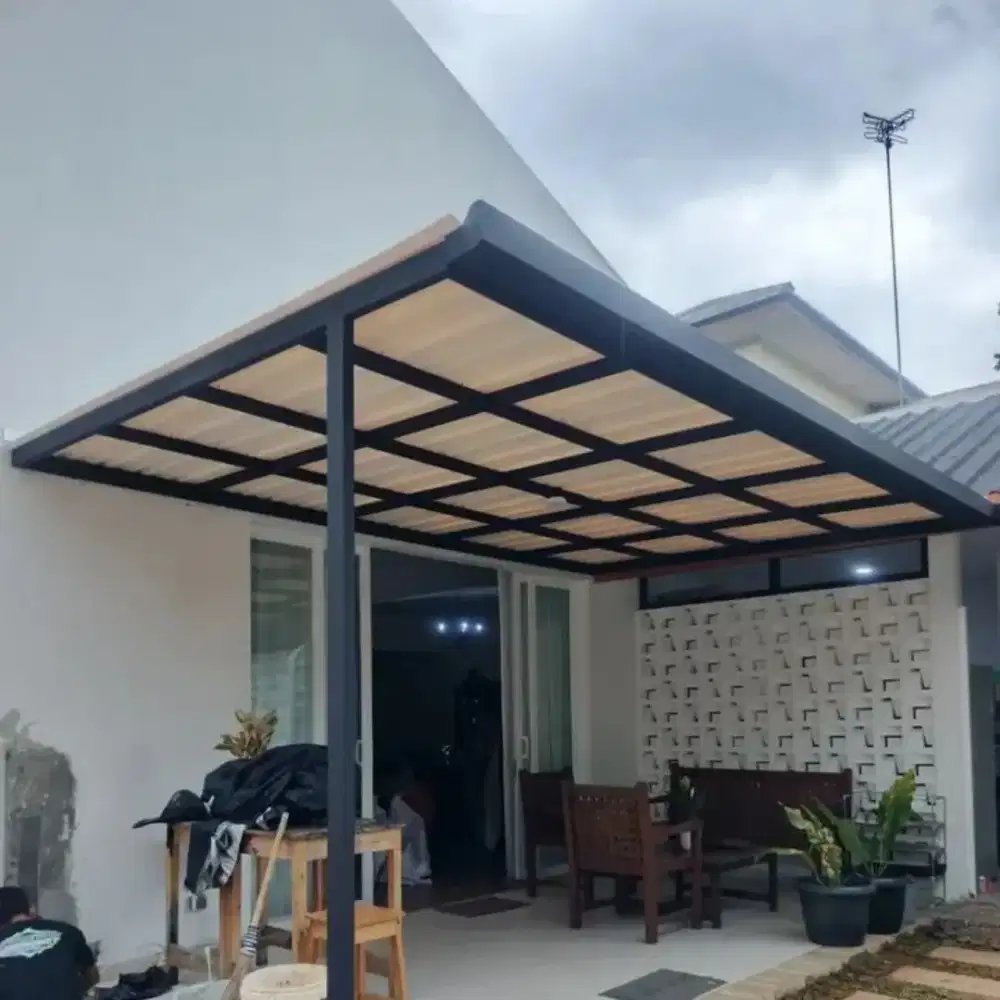 Kanopi atap alderon rs