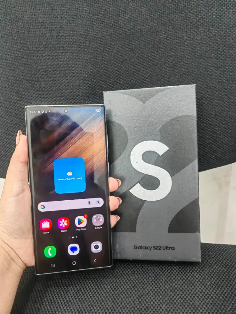 Samsung S22 Ultra 12/256 Fulset ori resmi sein no minus