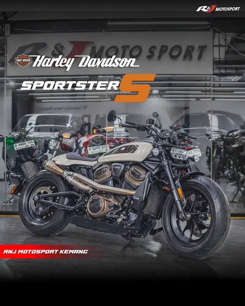 Harley Davidsoon Sportster S 1250 nik 2023 Odo 1.000 km Knalpot TBR