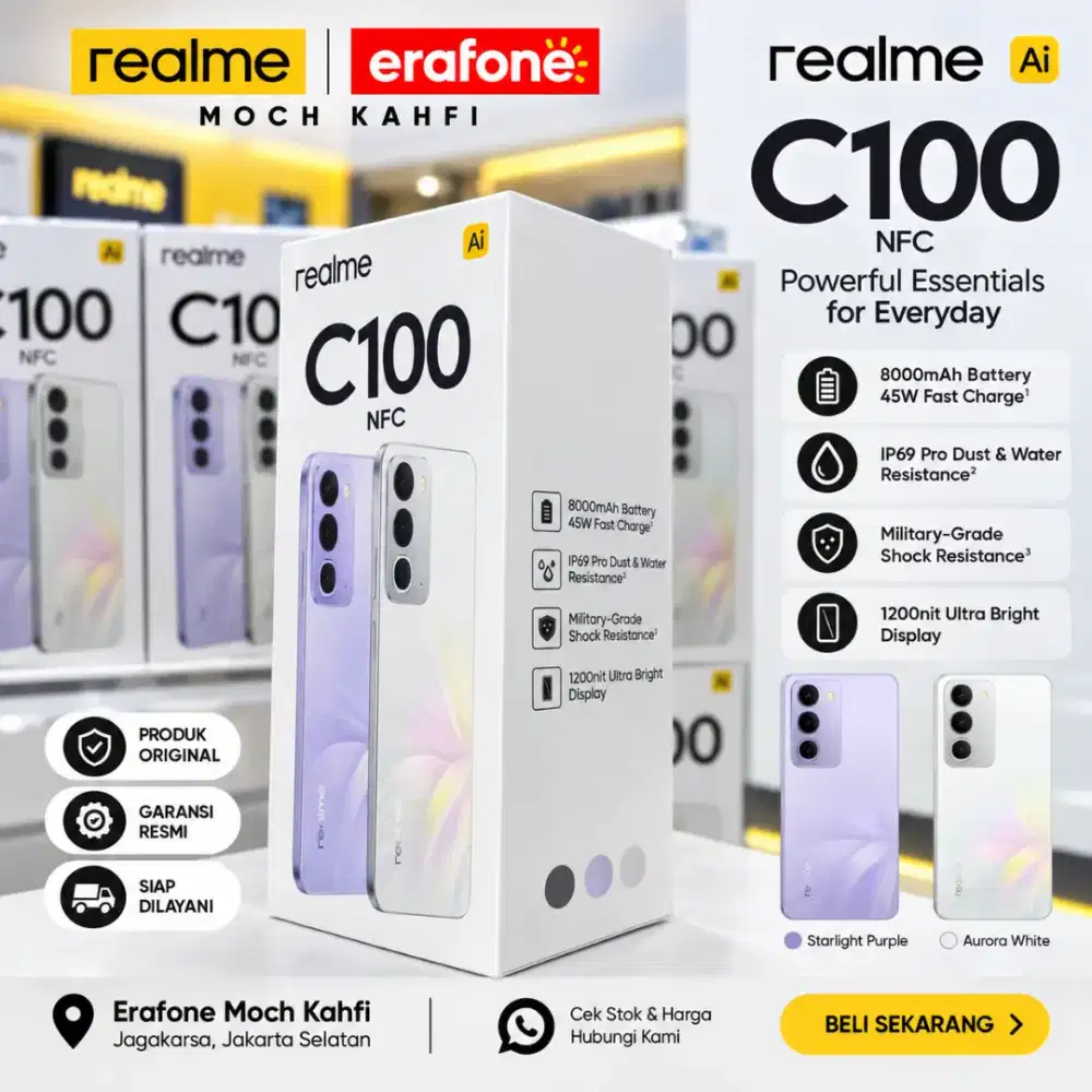 Realme C100 6/128GB & 8/256GB
