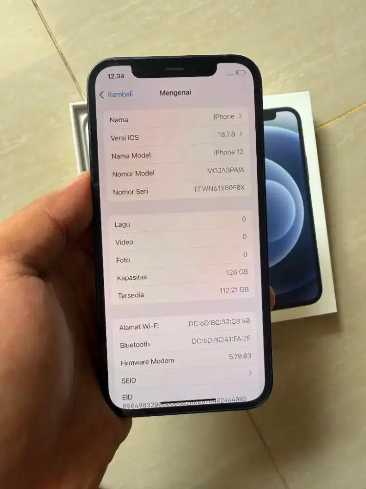 iPhone 12 Ex iBox 128gb