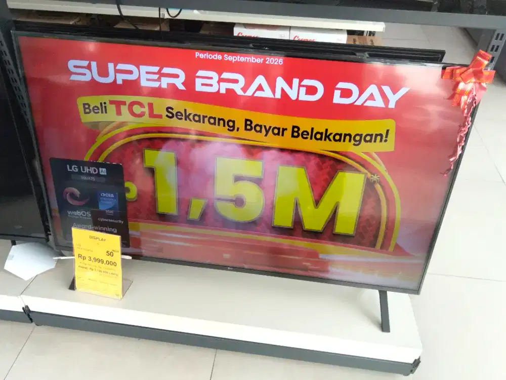 CUCI GUDANG DISPLAY TV LG 50INCH BISA CICILAN PAKAI HOMECREDIT