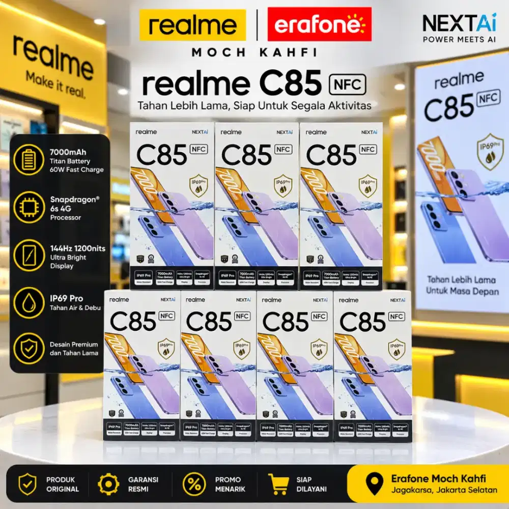Realme C85 6/128 & 8/128 & 8/256GB