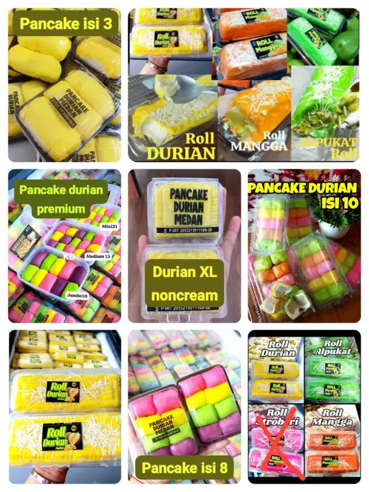 Jual ecer dan reseller, aneka pancake durian