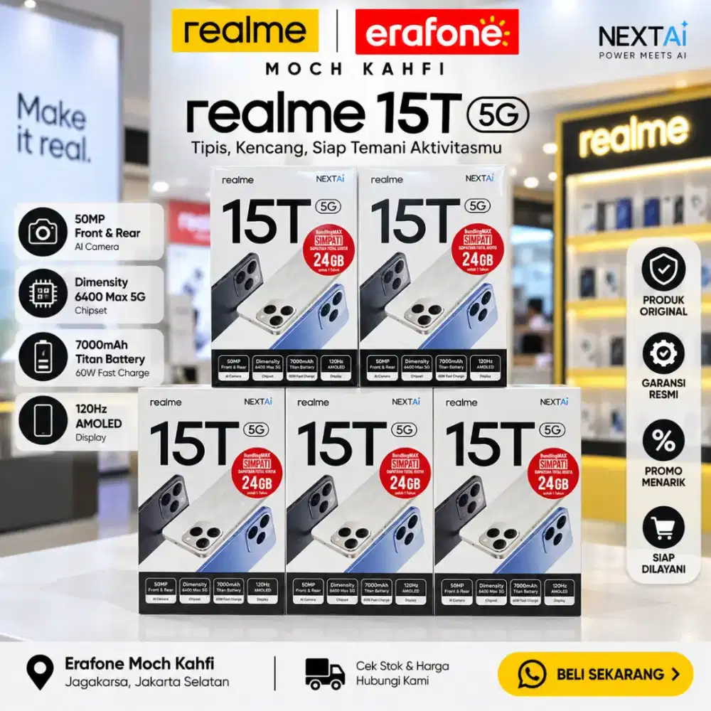 Realme 15T 5G 8/128 & 8/256