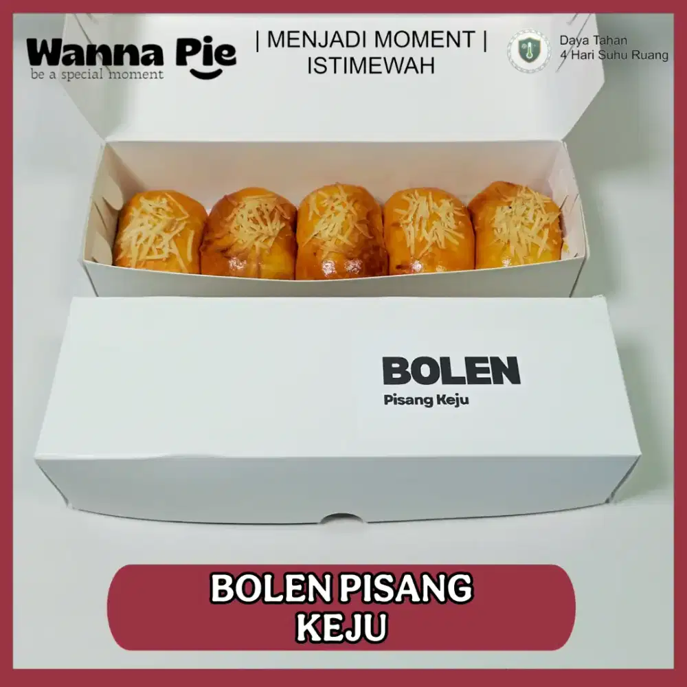 Bolen Pisang Keju Gurih Renyah Empuk Fresh Siap Kirim Bisa COD