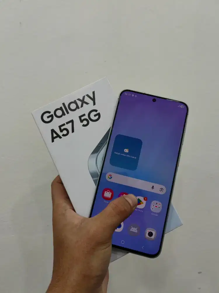 Samsung A57 5G 8/256 Fulset ori resmi sein 1 minggu pakai