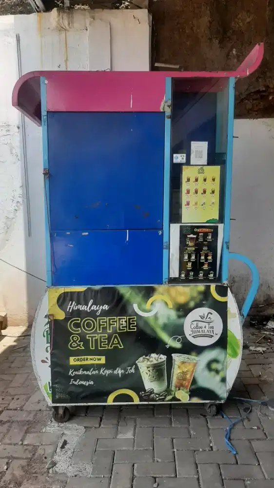 Gerobak Jualan Bentuk Premium