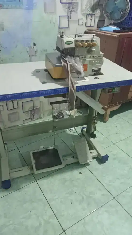 Jual mesin obras benang 4 mrek tipikal siap pakai