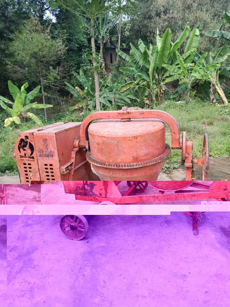 Jual Mesin Molen Beton Stahleisen 500liter Kondisi Mulus