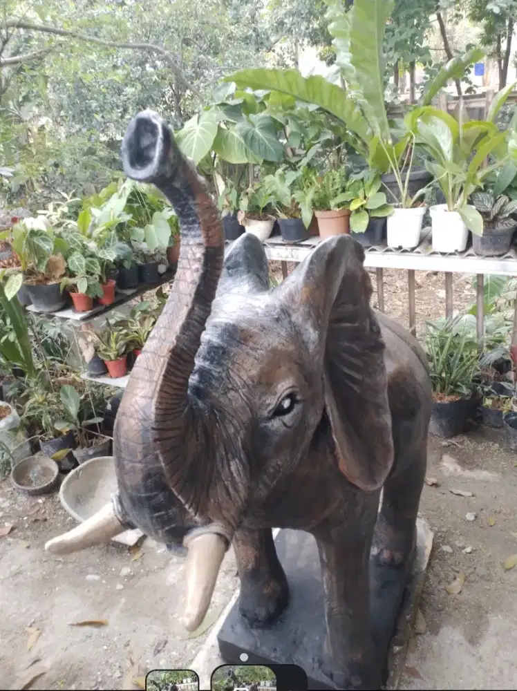 Patung gajah Thailand