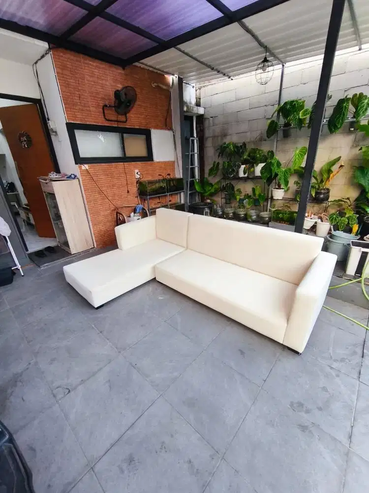 Sofa L Second Cream