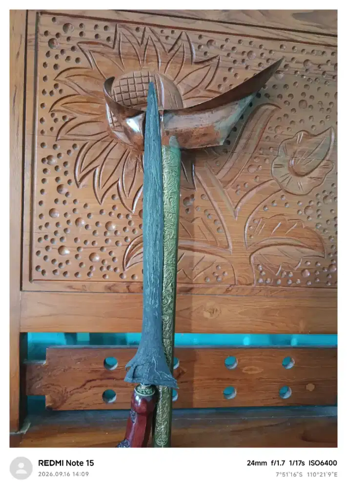 Keris lurus sempaner bala abala raja