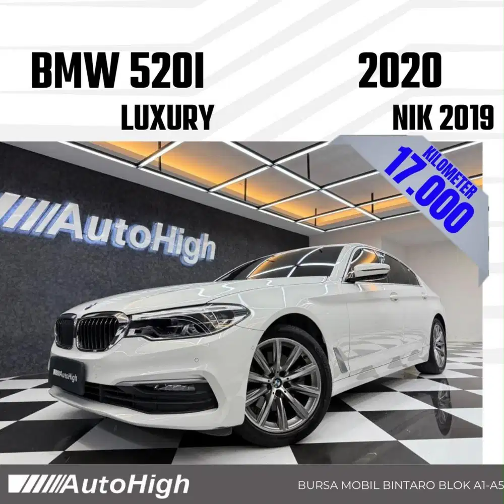 DP10% [Km17.000] 520i Luxury 2019 White Reg 2020 #AUTOHIGH
