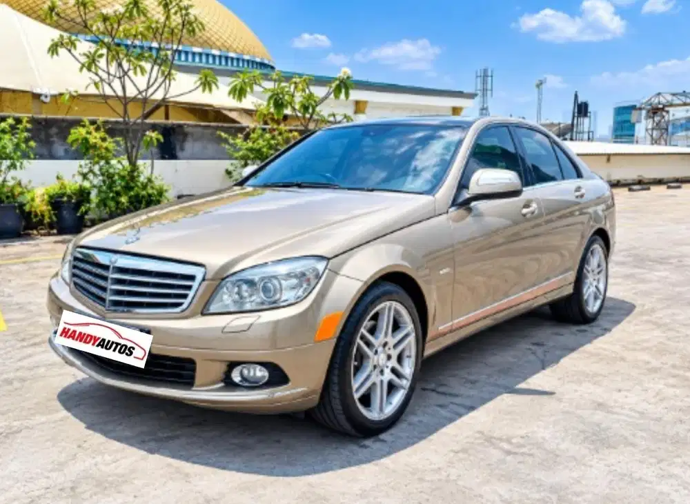 Mercedes Benz C280 Low KM 2009 Automatic Coklat Muda Metalik
