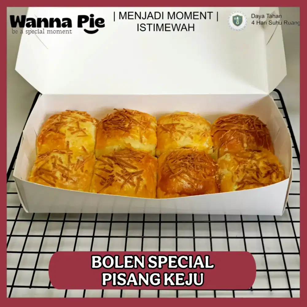 Bolen Special Pisang Keju Premium Fresh Siap Kirim Cocok Buat Acara