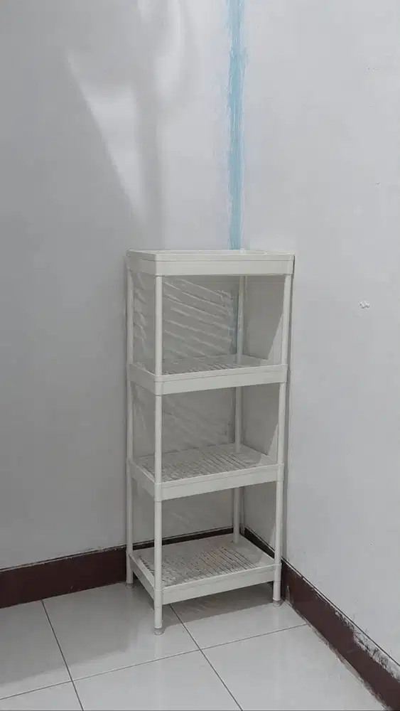 Rak Tingkat 4 warna putih