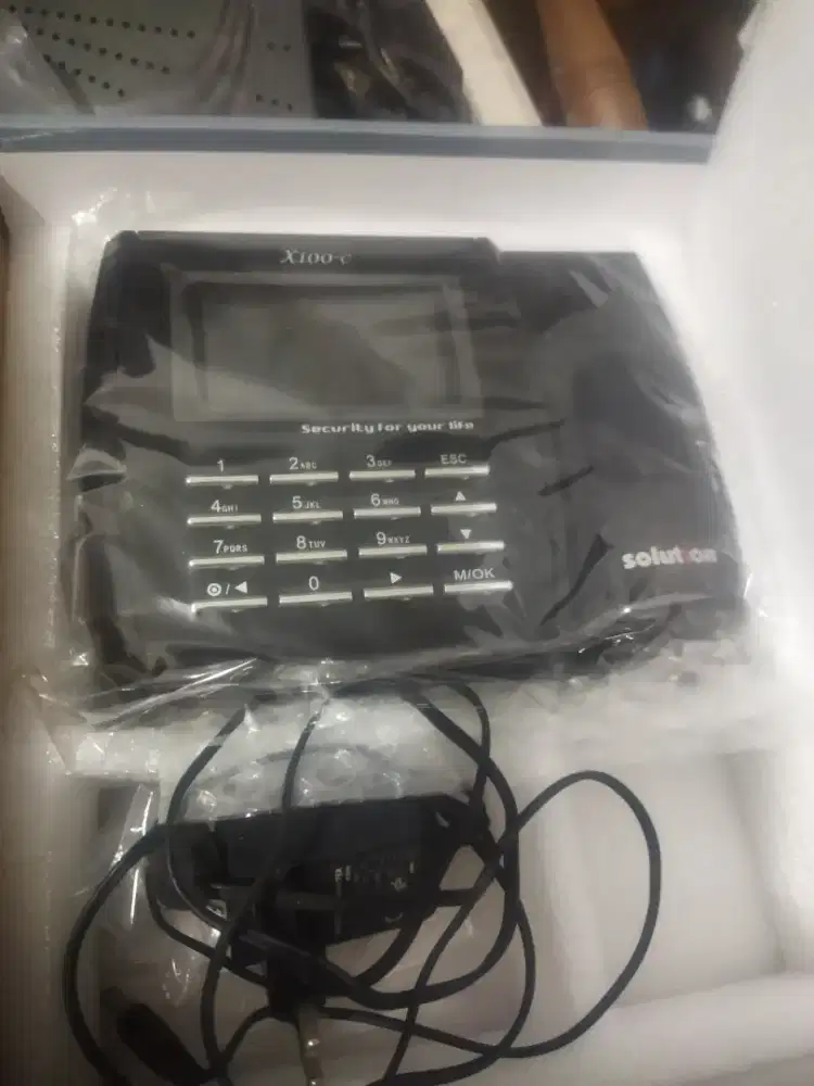 Mesin finger print x100c solution