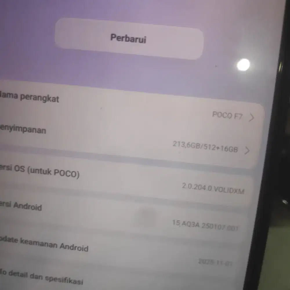 Poco F7 12/512GB Xiaomi Murah