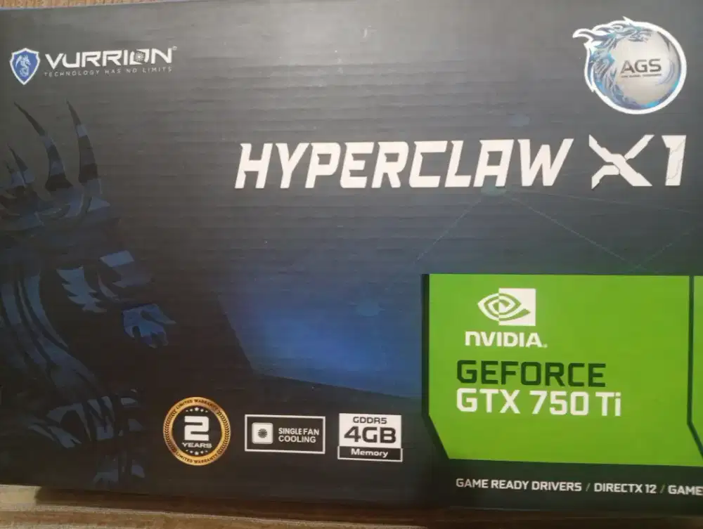 VGA gaming Vurrion NVIDIA GTX 750 TI 4GB ddr5