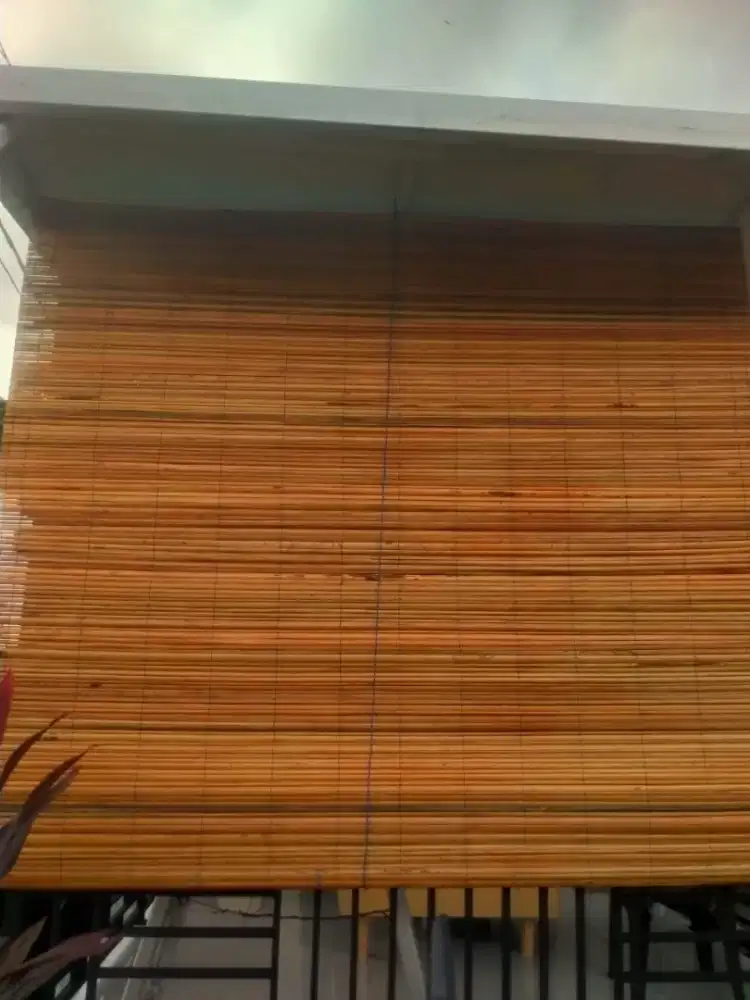 tirai bambu, tirai kayu, tirai rotan