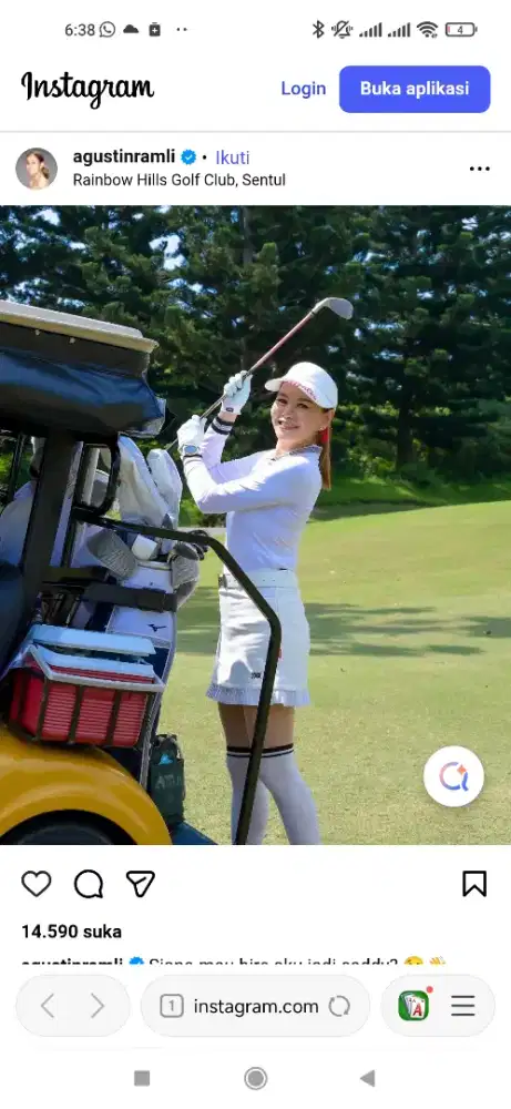 Dibutuhkan cepat caddy wanita.