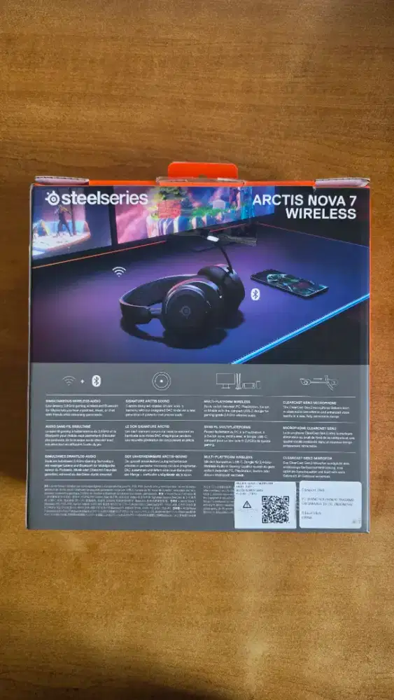 Steelseries ARCTIS NOVA 7 WIRELESS Bluetooth Gaming Headset Headphone