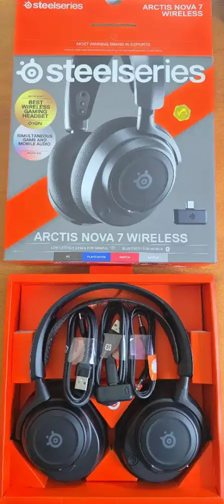 Steelseries ARCTIS NOVA 7 WIRELESS Bluetooth Gaming Headset Headphone