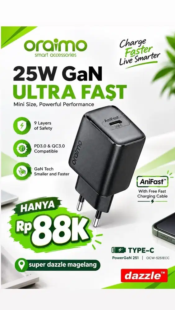 Tc oraimo 5251 ecc gan 25 watt