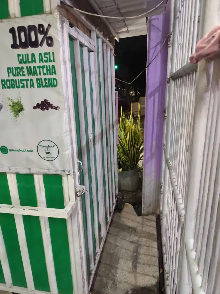 booth kontainer gerobak