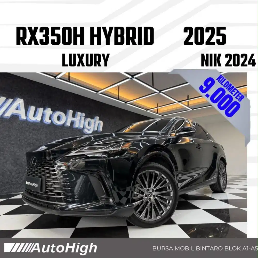 DP10% [Km9.000] RX350h Hybrid 2024 Black / RX350 Reg 2025 #AUTOHIGH