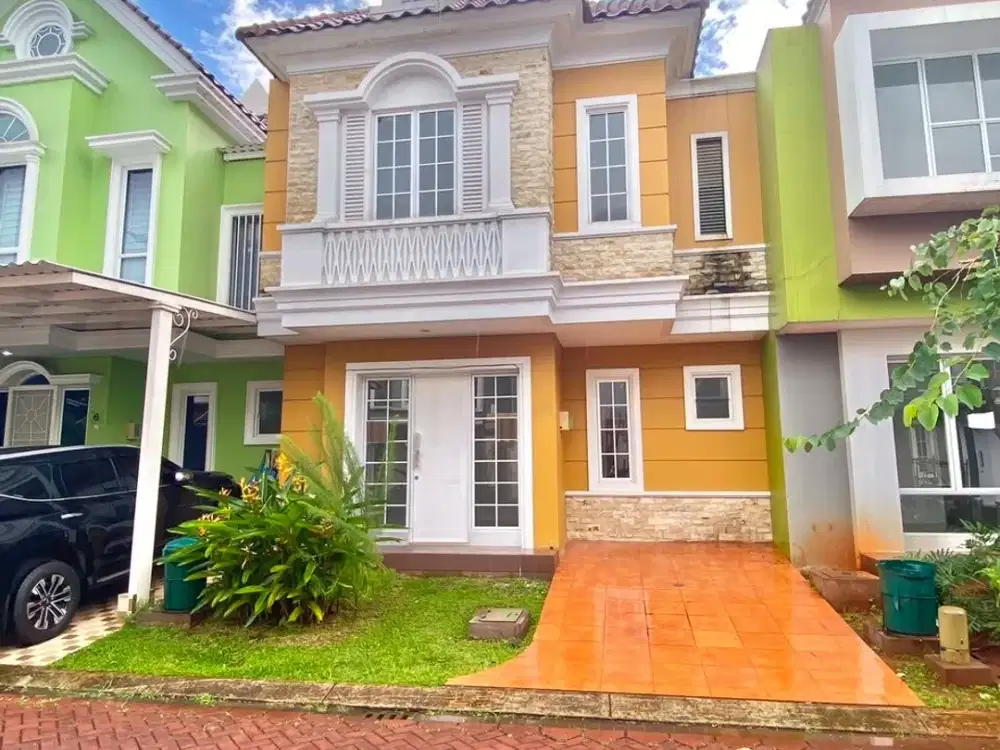 DISEWAKAN RUMAH 2 LANTAI CLUSTER MALIBU PERBATASAN BSD, GADING SERPONG