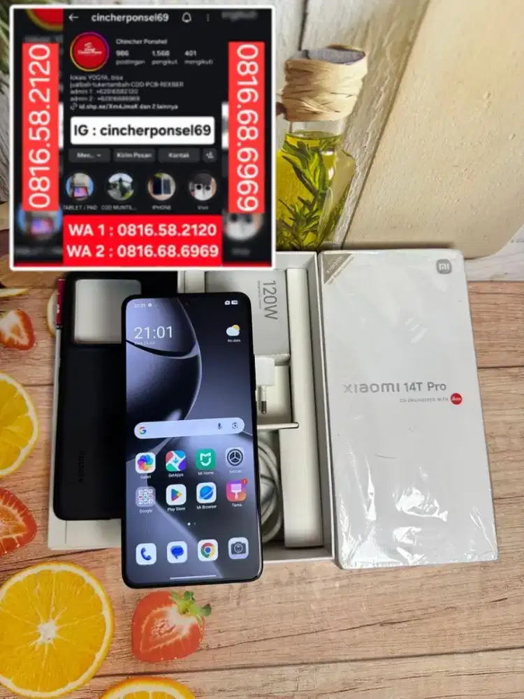 Jual hp likenew Xiaomi 14T pro 12/512 istimewa grns resmi DES 2026