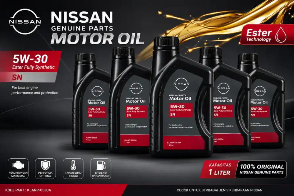 Oli Mesin 5W-30 Ester Fully Synthetic