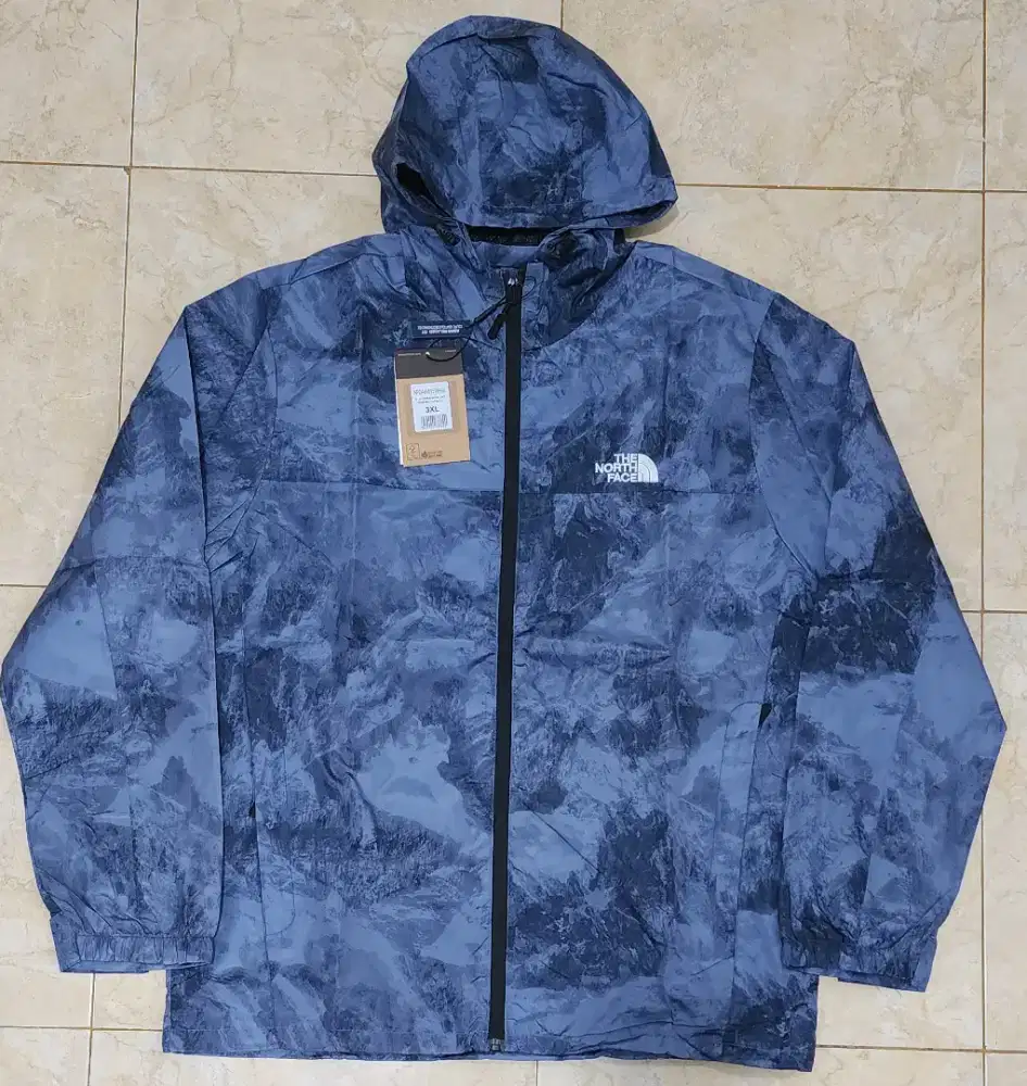 Jaket The North Face Printed Hydrenaline Waterproof Windbreaker