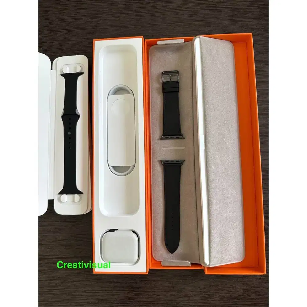 Hermes Smartwatch Series 9 45mm Premium Stainless Steel All Black