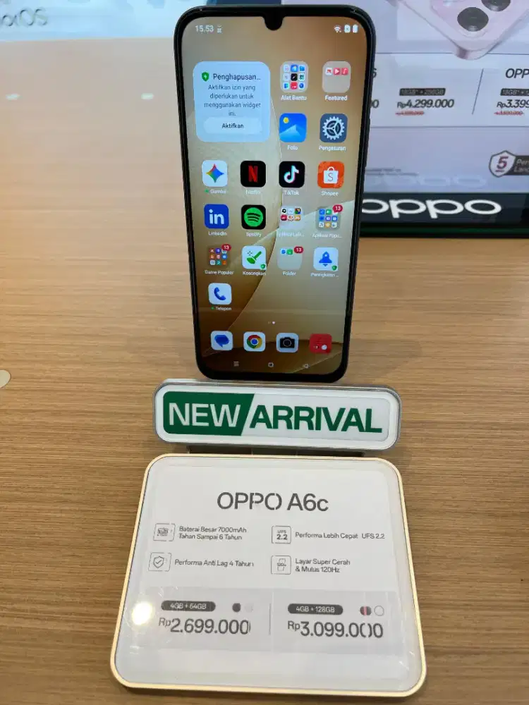 Kredit Murah Oppo A6c Tanpa Aplikasi Cukup KTP Cicilan Mulai 300ribuan