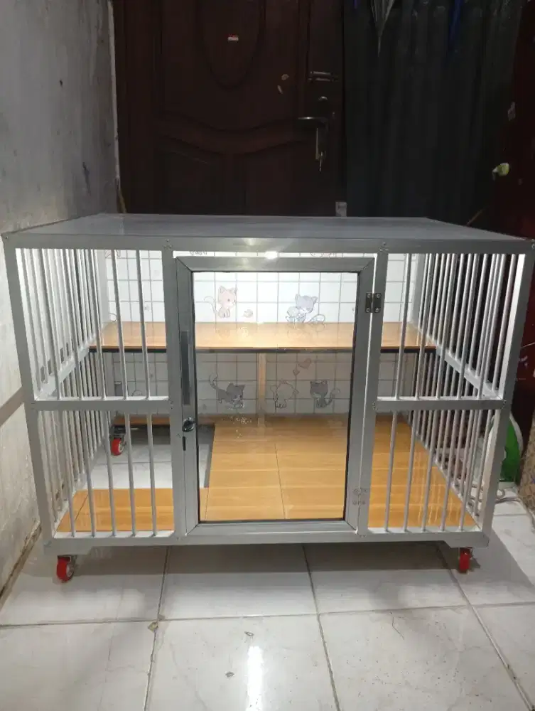 Kandang kucing aluminium