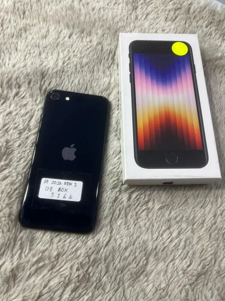 Iphone SE gen 3 128gb ibox fullset oem mulus