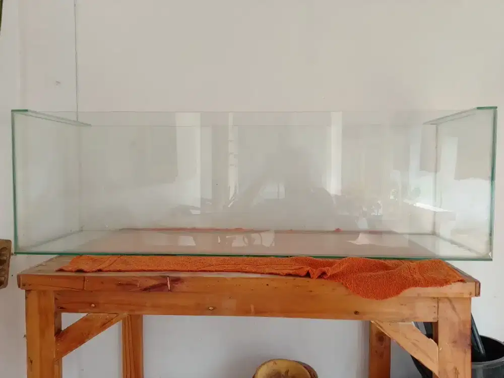 Aquarium 100cm 7mm Fullset Siap Pakai