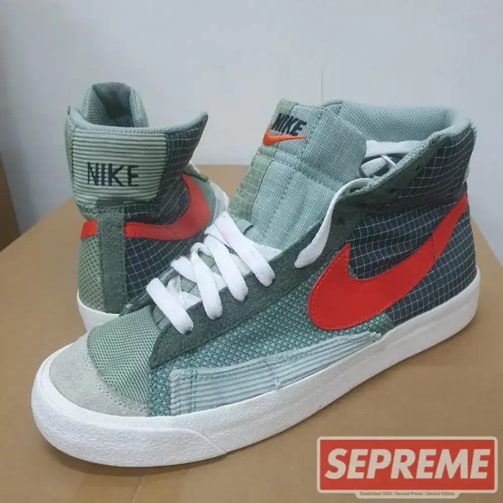 Sepatu Nike Blazer Mid '77 Patch 'Dutch Green'