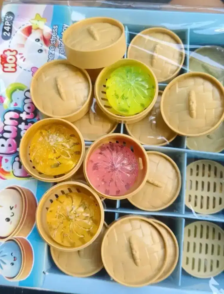 Mainan dimsum squishy virall