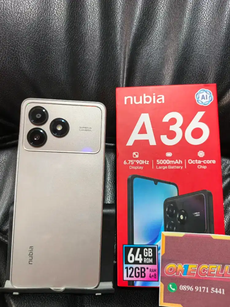 Nubia A36 Ram 4+8/64GB Fullset Ori Mulus