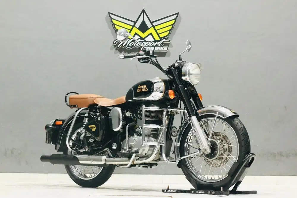 Royal enfield bullet classic 500 abs warna crome mewah siap gas aja