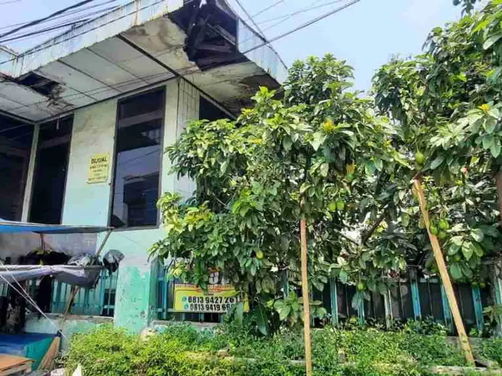 rumah hitung tanah Mainroad Moch Toha dekat tol dan seberang RS Bhayangkara