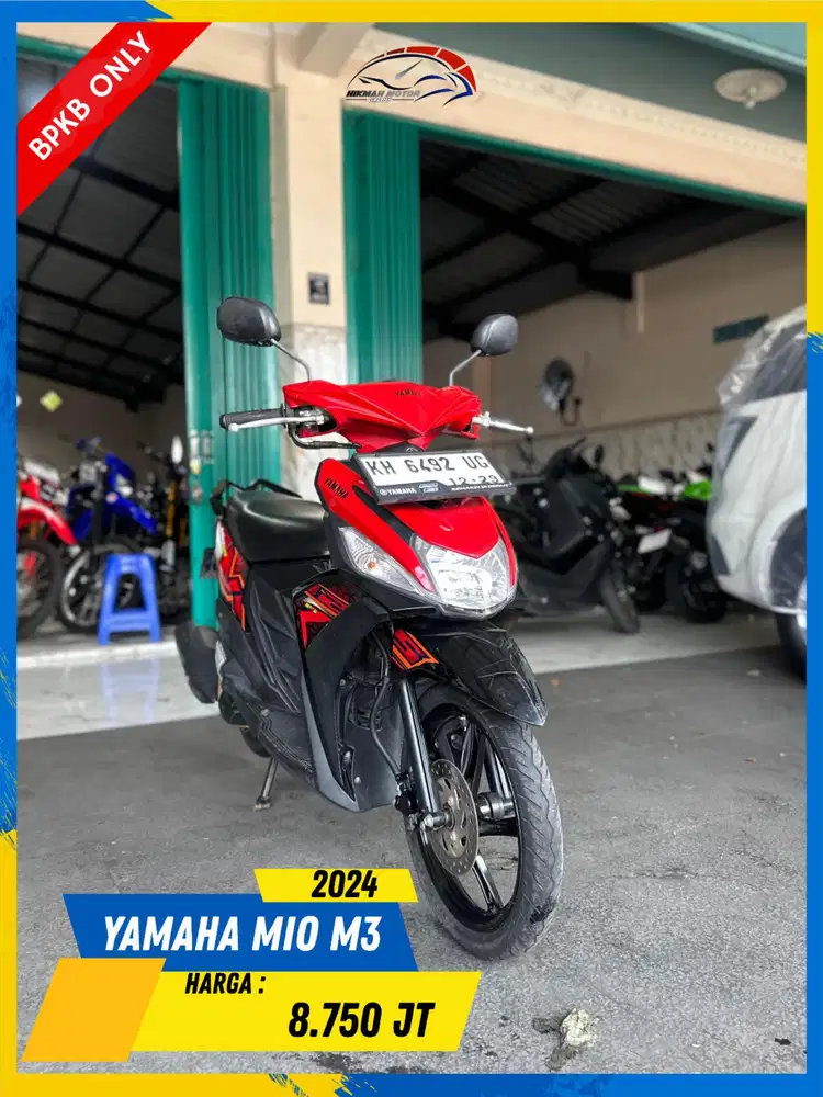 YAMAHA MIO M3 2024 PLAT KH READY BPKB SAJA HIKMAH MOTOR KEPUH MALANG